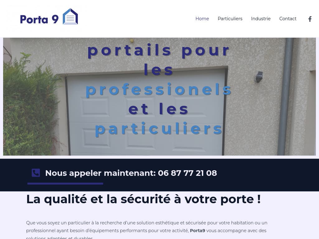 Aperçu du site Porta9